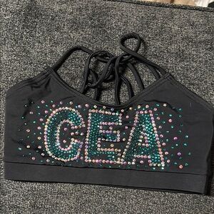 CEA rhinestone sports bra